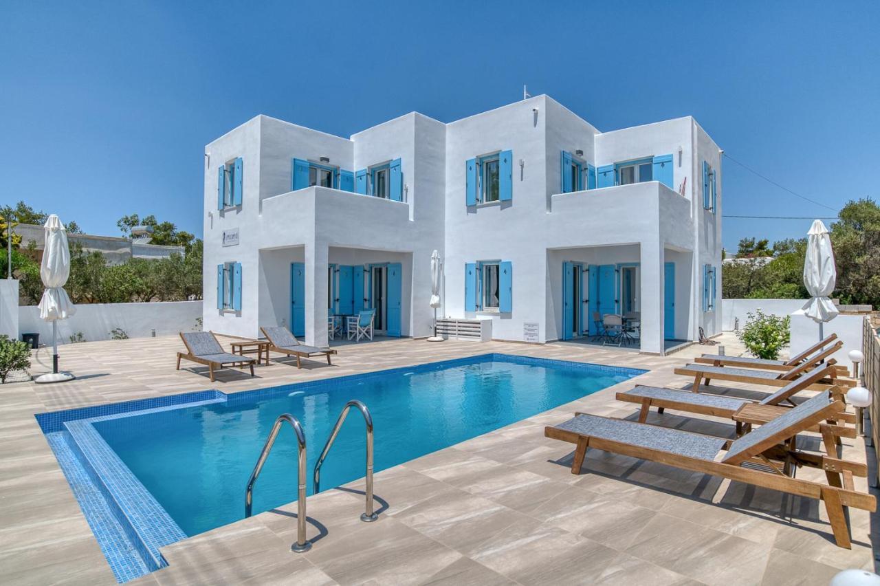 Ippocampos Seaside Serenity - Unwind At Paros Poolside Retreats Alikí Dış mekan fotoğraf