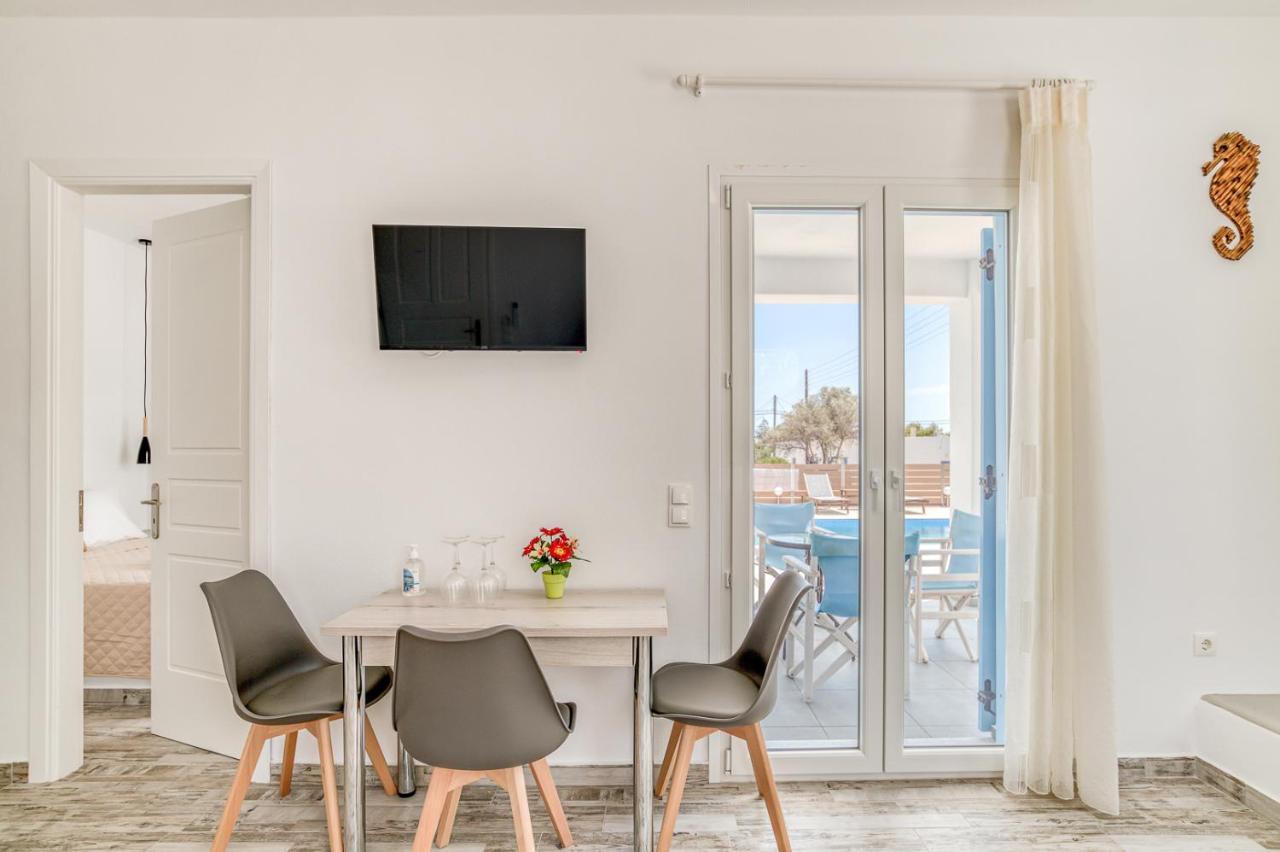 Ippocampos Seaside Serenity - Unwind At Paros Poolside Retreats Alikí Dış mekan fotoğraf