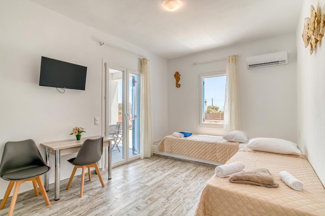 Ippocampos Seaside Serenity - Unwind At Paros Poolside Retreats Alikí Dış mekan fotoğraf